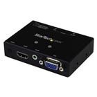 StarTech.com 2x1 VGA + HDMI naar VGA converter switch met prioriteitsomschakeling 1080p