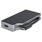 StarTech.com USB-C multiport video adapter 4-in-1 85W Power Delivery space grey