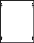 ABB CombiLine Frontplaat voor kast/lessenaar | 2CPX062803R9999