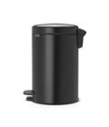 Pedaalemmer newIcon 12 ltr, Brabantia | mat zwart | VB 113741