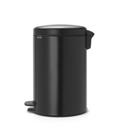 Pedaalemmer newIcon 20 ltr, Brabantia | mat zwart | VB 114106