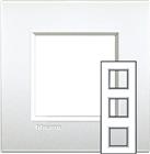 Legrand Bticino LivingLight Afdekraam schakelmateriaal | BTLNE4802M3PR