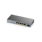 Zyxel GS1350-6HP-EU0101F netwerk-switch Managed L2 Gigabit Ethernet (10/100/1000) Grijs Power over Ethernet (PoE)