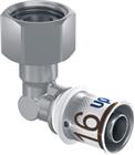 Uponor S-Press PLUS Fitting met 2 aansluitingen | 1070658