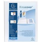 Ringmap Kreacover PP met 4 D-ringen - A4 maxi - Exacompta