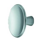 Meubelknop aluminium rond 30mm incl. bout M4