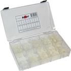 Assortiment sluitringen nylon 6.6 wit DIN 125-1A en 9021