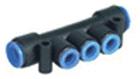 SMC Nederland KM Insert fitting manifold | KM13-04-08-3