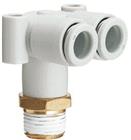 SMC Nederland KQ2 - NEW Fitting met 2 aansluitingen | KQ2LU06-02AS