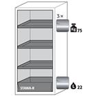 Veiligheidskast S-CLASSIC-90 - met opvangbak - 1298mm - Asecos