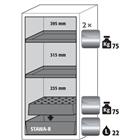 Veiligheidskast S-CLASSIC-90 - met opvangbak - 1268x596mm - Asecos