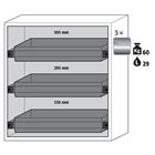 Veiligheidskast S-CLASSIC-90 - 1298x1196mm - Asecos