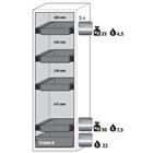 Brandveiligheidsopslagkast S-PHOENIX-90-S90.196.060 - Asecos