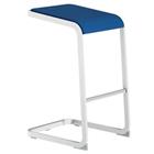 Hoge ergonomische barkruk met witte voet C-Stool