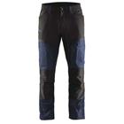 Service werkbroek met stretch 1456 - donker marineblauw/zwart