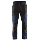 Service werkbroek met stretch 1456 - donker marineblauw/zwart