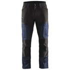 Service werkbroek met stretch 1456 - donker marineblauw/zwart