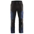 Service werkbroek met stretch 1456 - donker marineblauw/zwart