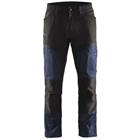 Service werkbroek met stretch 1456 - donker marineblauw/zwart