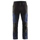 Service werkbroek met stretch 1456 - donker marineblauw/zwart