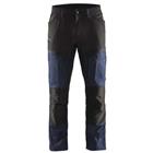 Service werkbroek met stretch 1456 - donker marineblauw/zwart