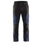 Service werkbroek met stretch 1456 - donker marineblauw/zwart