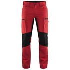 Service werkbroek met stretch 1459 - rood/zwart