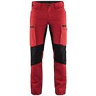 Service werkbroek met stretch 1459 - rood/zwart