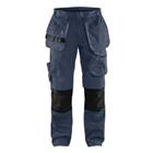 Service Werkbroek met stretch en spijkerzak 1496 -marineblauw/zwart