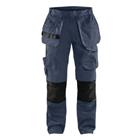 Service Werkbroek met stretch en spijkerzak 1496 -marineblauw/zwart