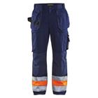 Werkbroek High Vis 1529 - marineblauw/oranje