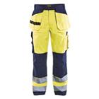 Werkbroek High Vis 1533 - marineblauw/geel