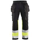 Werkbroek High Vis met stretch 1558 - zwart/geel