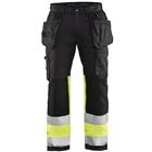 Werkbroek High Vis met stretch 1558 - zwart/geel