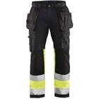 Werkbroek High Vis met stretch 1558 - zwart/geel