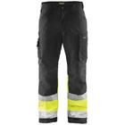 Softshell werkbroek High Vis 1562 - zwart/geel