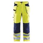 Werkbroek High Vis met ventilatie 1565 - geel/marineblauw