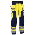 Werkbroek Softshell High Vis 1567 - geel/marineblauw