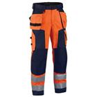 Werkbroek Softshell High Vis 1567 - oranje/marineblauw