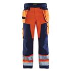 Werkbroek High Vis 1568 - oranje/marineblauw