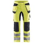 Werkbroek Multinorm vlamvertragend met stretch 1587 - geel/marineblauw