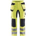 Werkbroek Multinorm vlamvertragend met stretch 1587 - geel/marineblauw