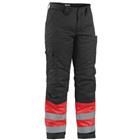 Winterwerkbroek High Vis 1862 - rood/zwart