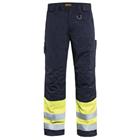 Winterwerkbroek Multinorm 1869 - marineblauw/geel