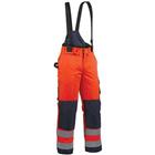 Winterwerkbroek High Vis 1885 - met sneeuwstopper - oranje/blauw