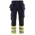 High Vis Werkbroek met stretch X1900 1994 - marineblauw/geel