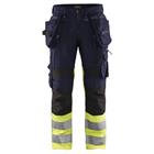 High Vis Werkbroek met stretch X1900 1994 - marineblauw/geel