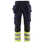 High Vis Werkbroek met stretch X1900 1994 - marineblauw/geel