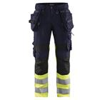 High Vis Werkbroek met stretch X1900 1994 - marineblauw/geel