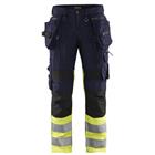 High Vis Werkbroek met stretch X1900 1994 - marineblauw/geel